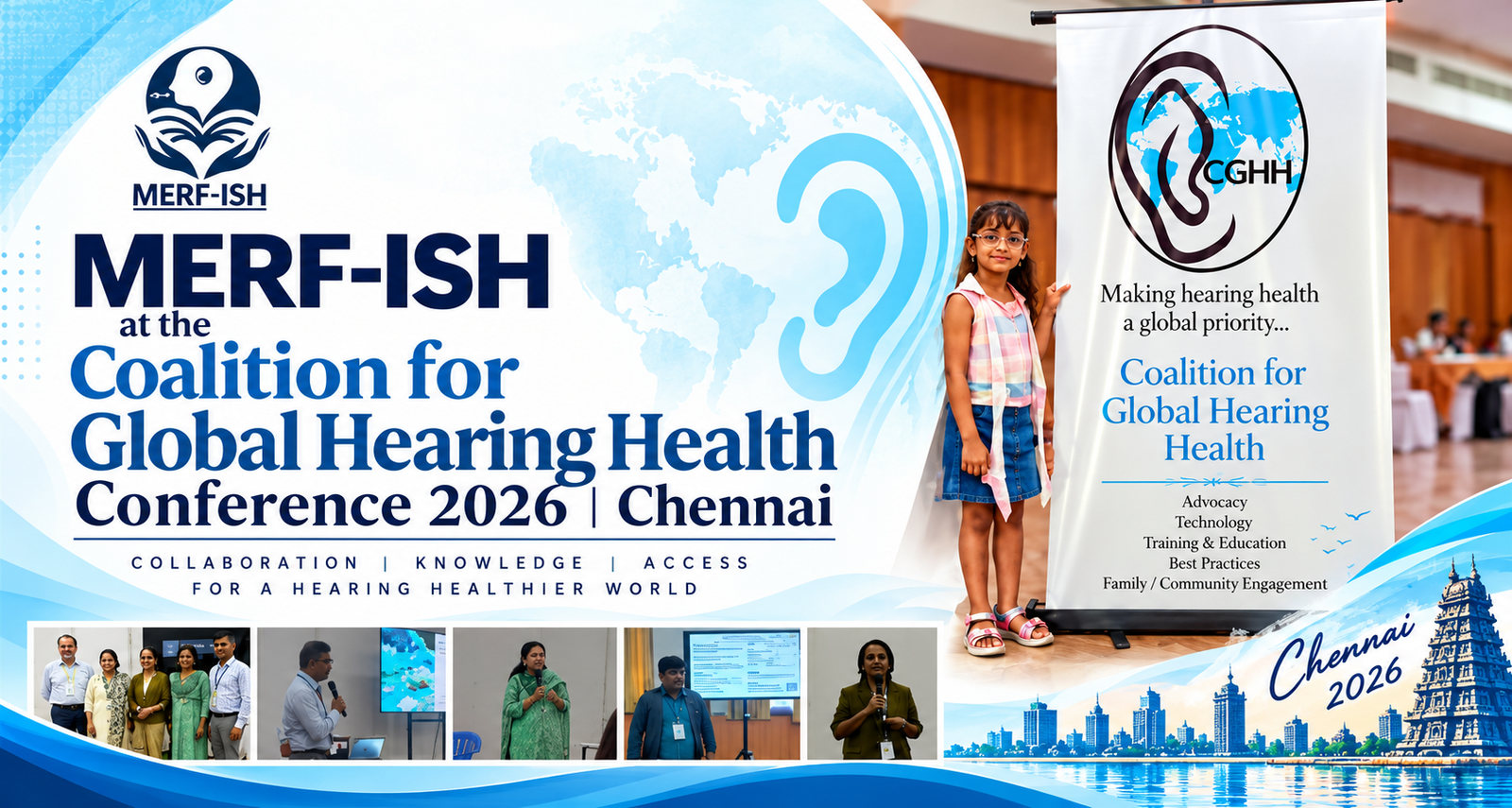 MERF-ISH faculty at the Coalition for Global Hearing Health Conference 2026, Chennai
